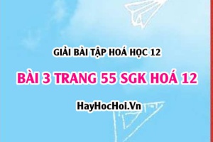 Giải bài 3 trang 55 SGK Hoá 12: Tính chất hoá học của Peptit và Protein